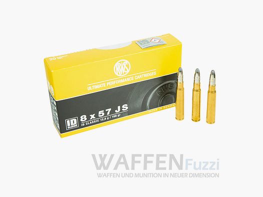Ammunition RWS 8x57JS ID Classic 198grs