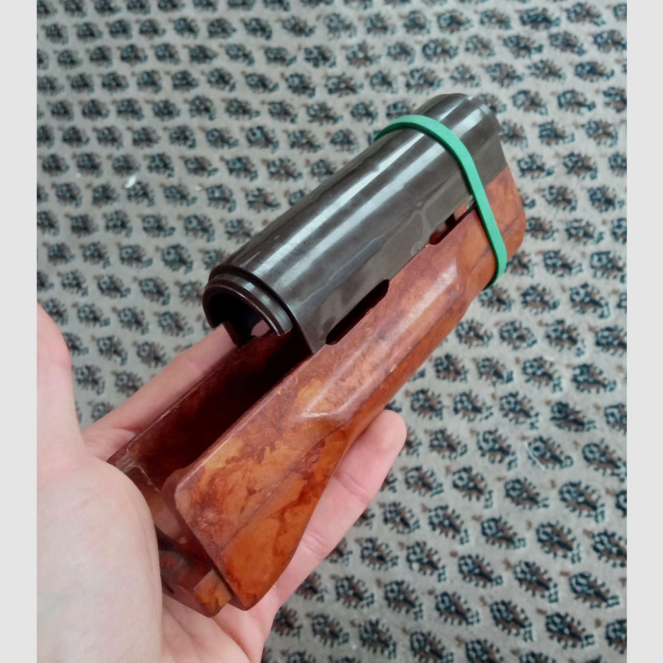 Shagadelic! Vintage Handguard Baby / onderste AK74 Tantal Bakelit handbescherming en grip / Optioneel bovenste DDR kunststof AKM of Izhmash AK-74M handbescherming