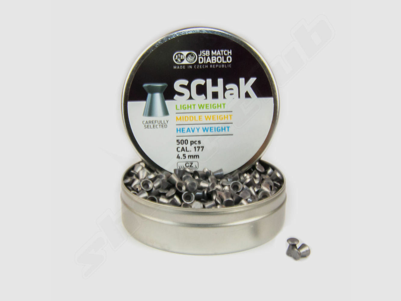 JSB Match Diabolos Schak (schwer) 4,5mm / 0,535 g / 500 Stk