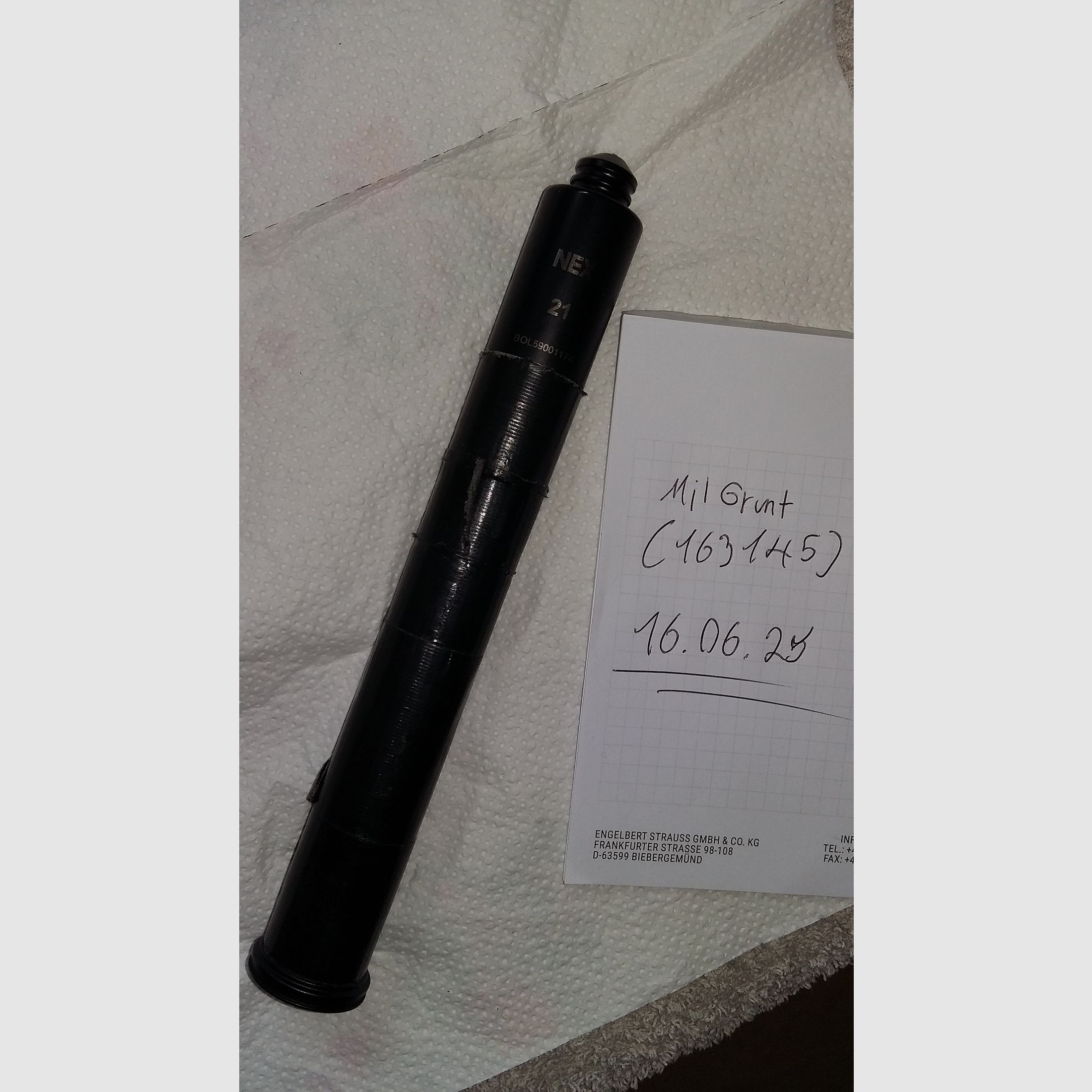 NEX N21C Ausziehbarer Einsatzstock Quick mit NEXLOCK, STAHL, - 532g, 21" - 503 mm