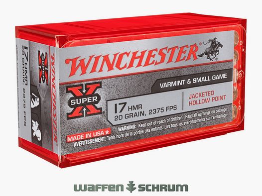 Winchester Super-X 1,3g - 20gr .17HMR