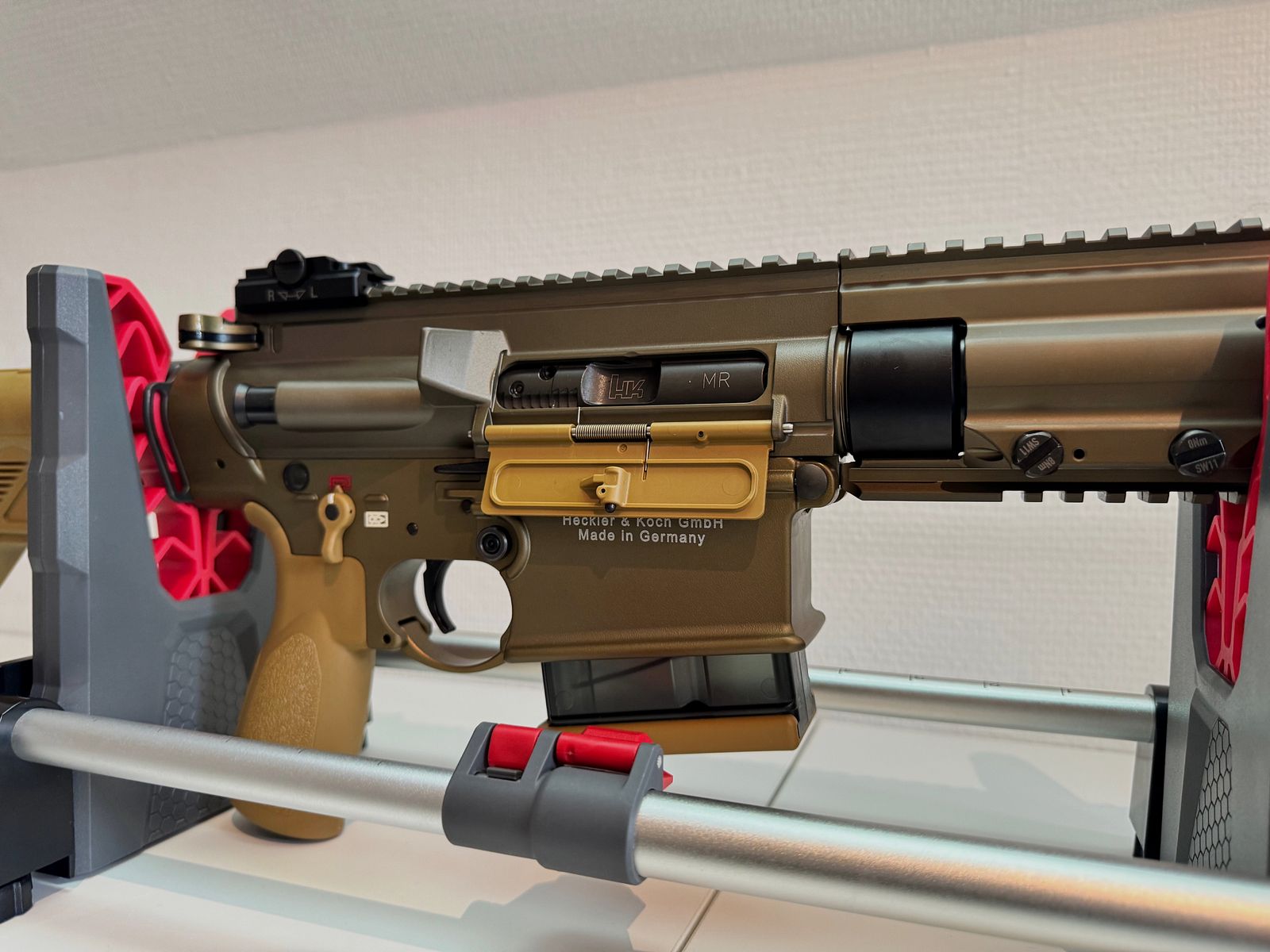 Heckler & Koch MR308 A3 Slimline 16,5" FDE Sandfarben Neuwertig 