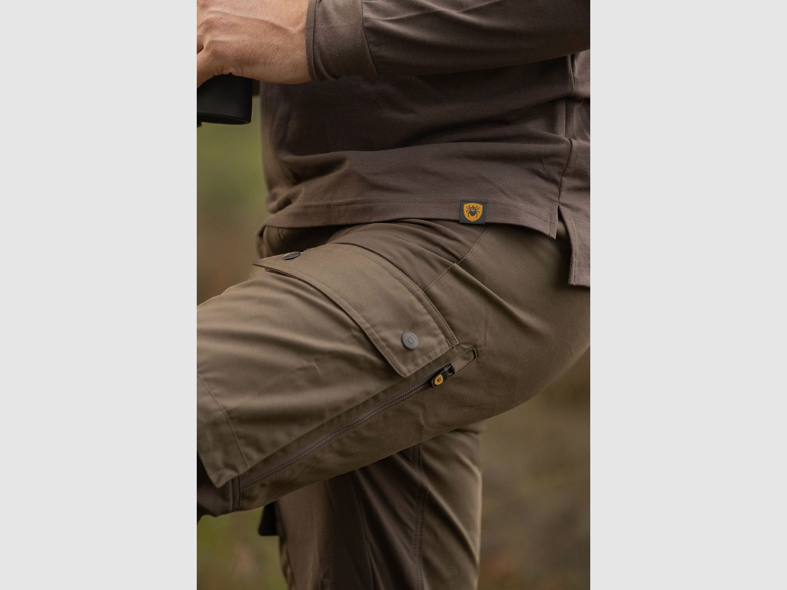 Rovince Flexline pantalon homme, vert olive, image 3 sur 4