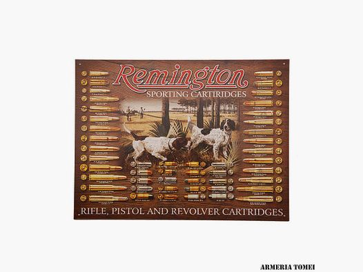 METAL PLATE REMINGTON CARTRIDGES