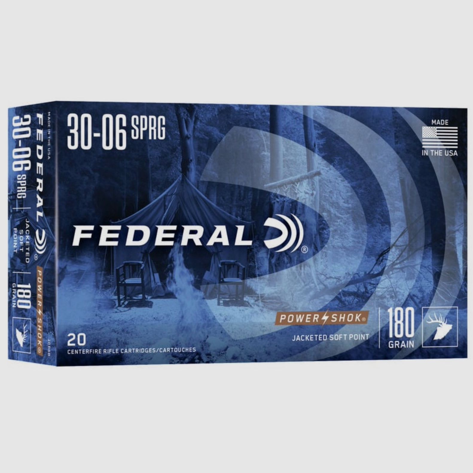 Federal Ammunition .30-06 Spr. Power Shok Tlm 11,7g 180grs. Langwaffenmunition