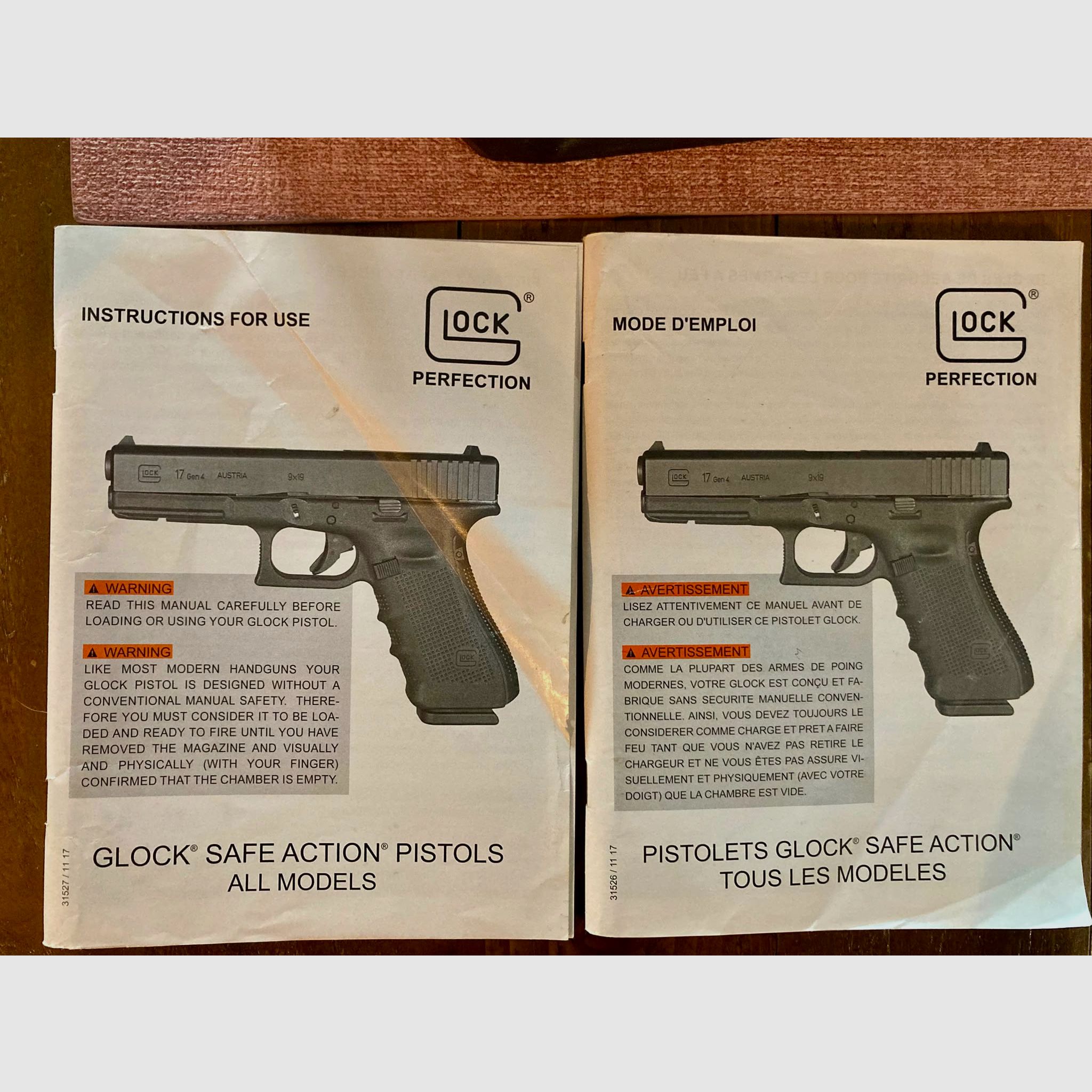Glock 17 Gen 4 con Performance Trigger y 8 magazines