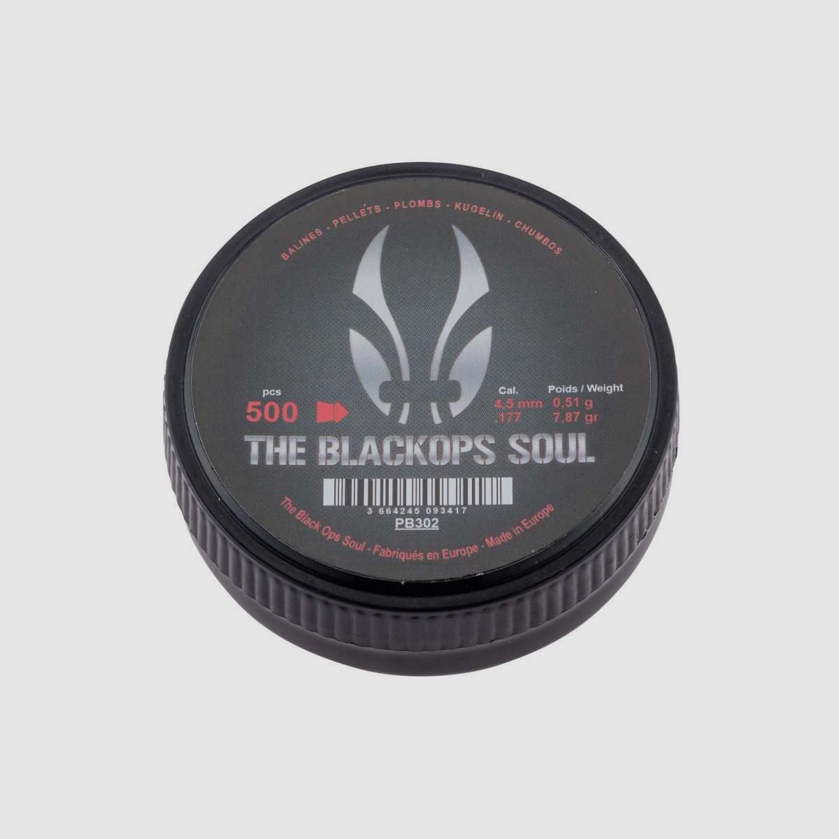 The Black Ops Soul pointed pellets cal. 4.5 mm, image 3 of 4
