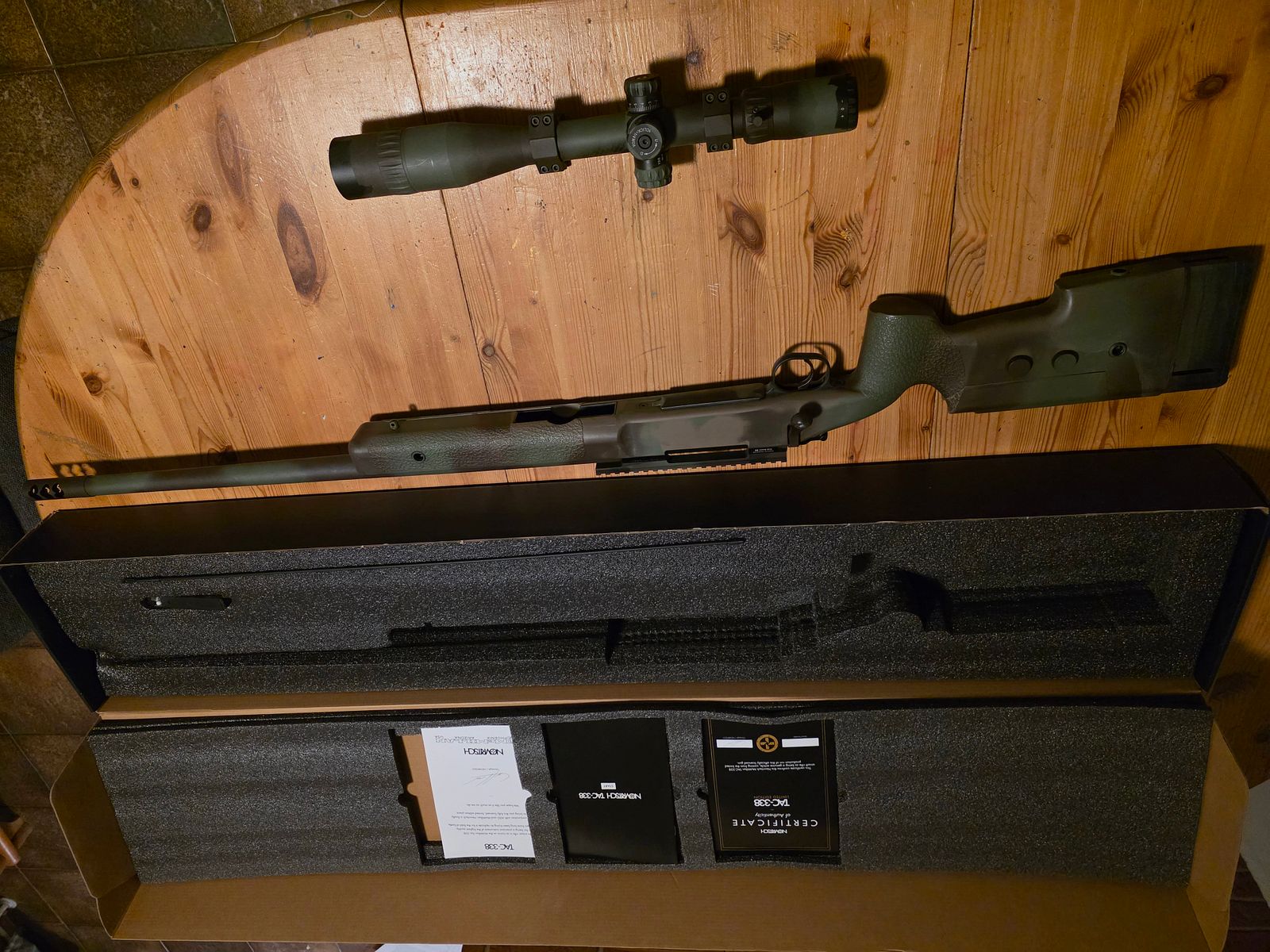 Novritsch TAC338 Limited Edition #0554 inkl. Zielfernrohr & Zubehör – sehr guter Zustand