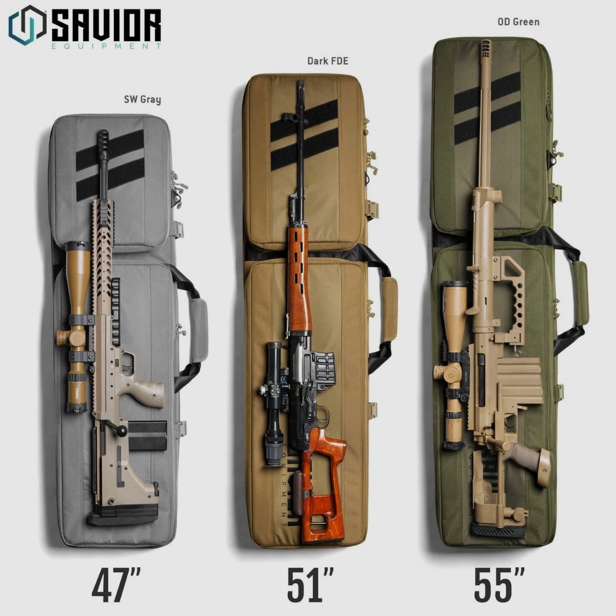 Savior – Funda para un solo rifle – Specialist LRP Single – 55" – Negro – RB-SG55-LRP-WS-BK, imagen 7 de 8