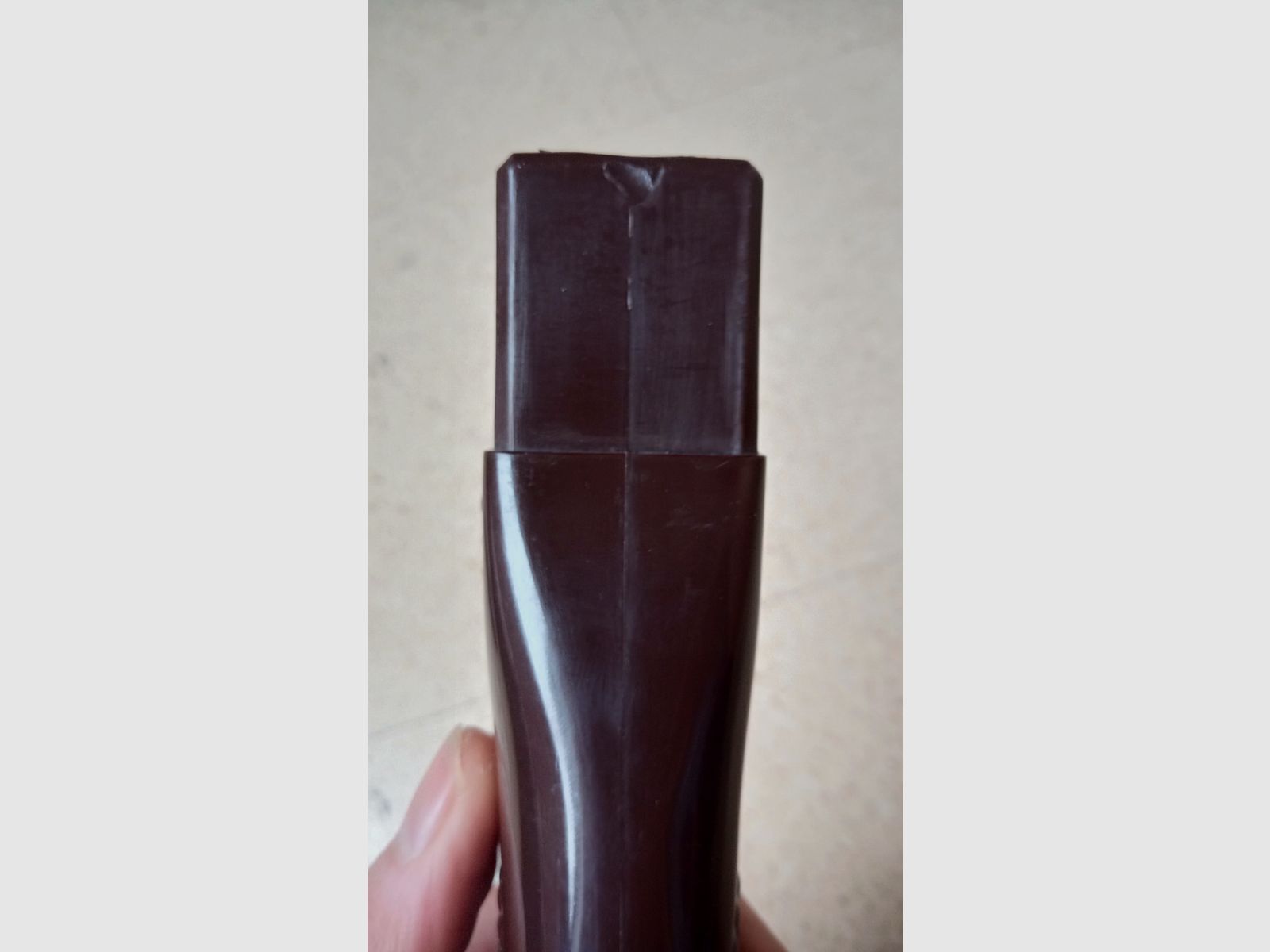 Original East German plastic fixed stock for the MPi-KM manufacturer VEB Wiesa in absolutely best condition // GDR NVA / AKM