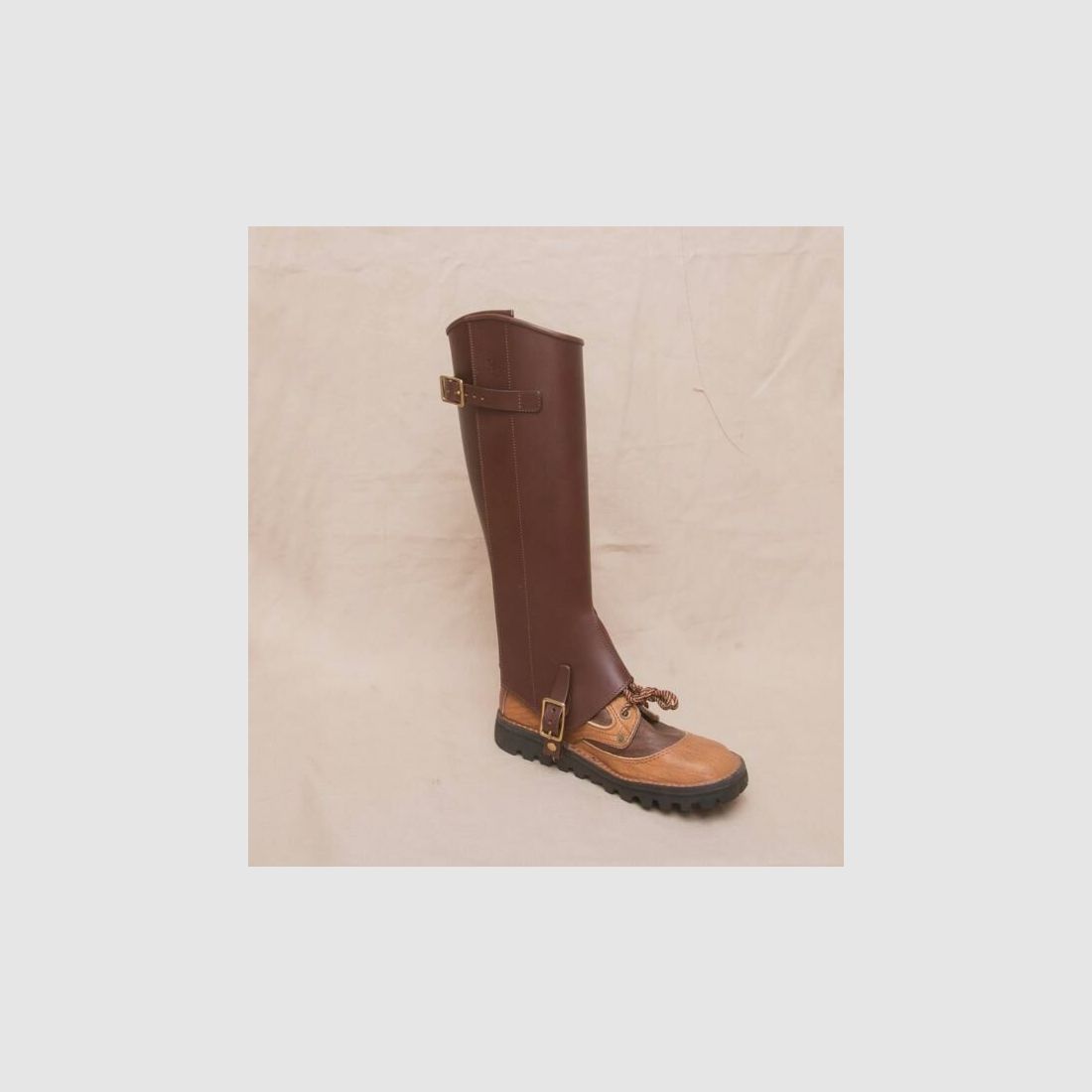 Hunting gaiters genuine leather