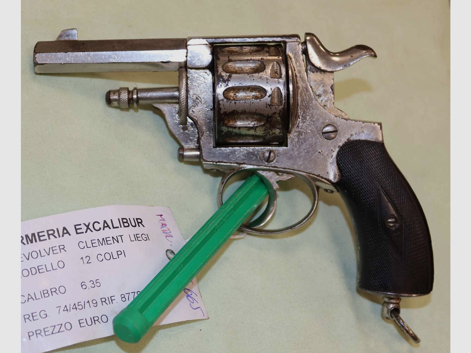 Revolver Clemet Liegi 12 Schuss Kaliber 6.35, Bild 2 von 6