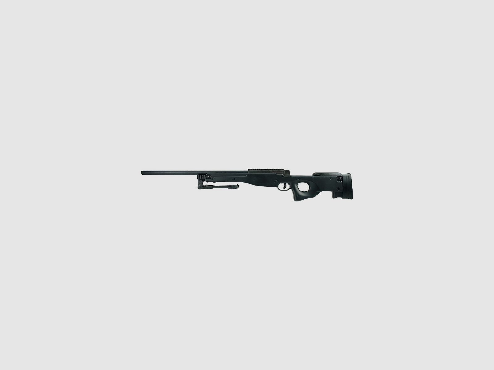 ASG carabina fucile sniper a molla softair nero L96, immagine 2 di 2