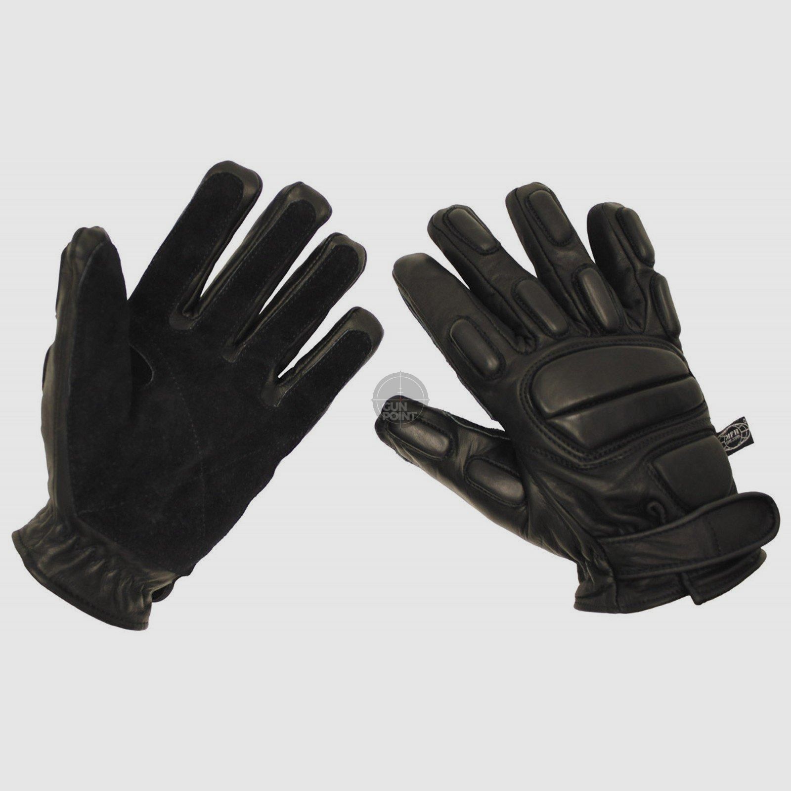 Gants en cuir, "Protect", noir, résistant aux coupures