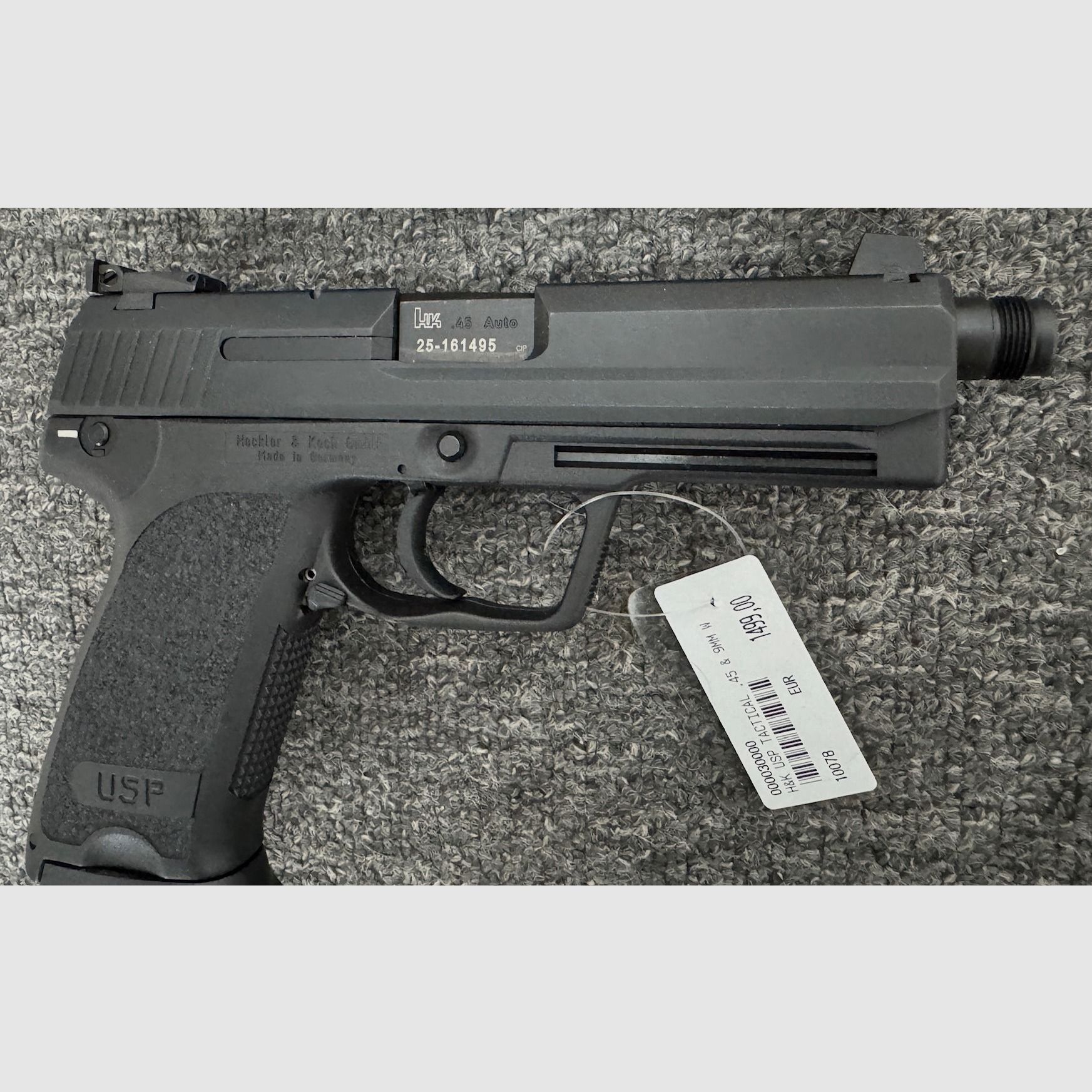 Heckler & Koch USP Tactical .45 Auto mit MG