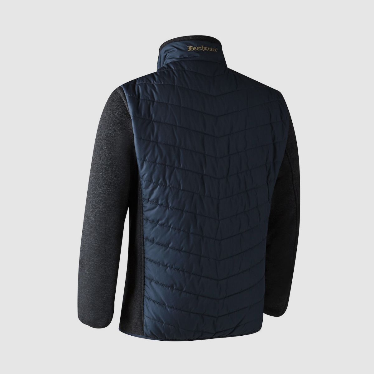 DEERHUNTER Moor Jacke wattiert mit Strick Dark Blue