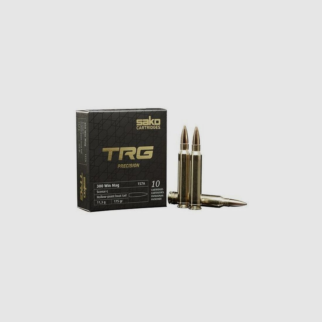 SAKO TRG Precision 175 gr HPBT .300Win-Mag (10 Stk.)