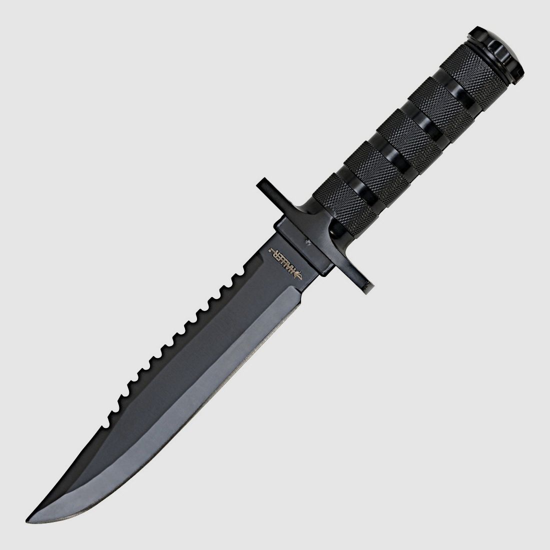 Survivalmesser schwarz Inklusive Nylonscheide