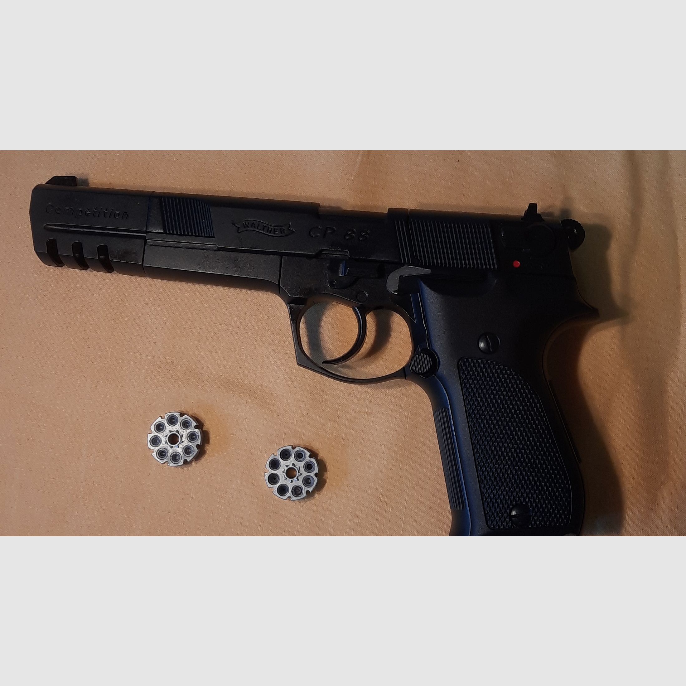Walther CP88 Competition von Umarex inkl.co/2 Patrone u. 500 Diabolos