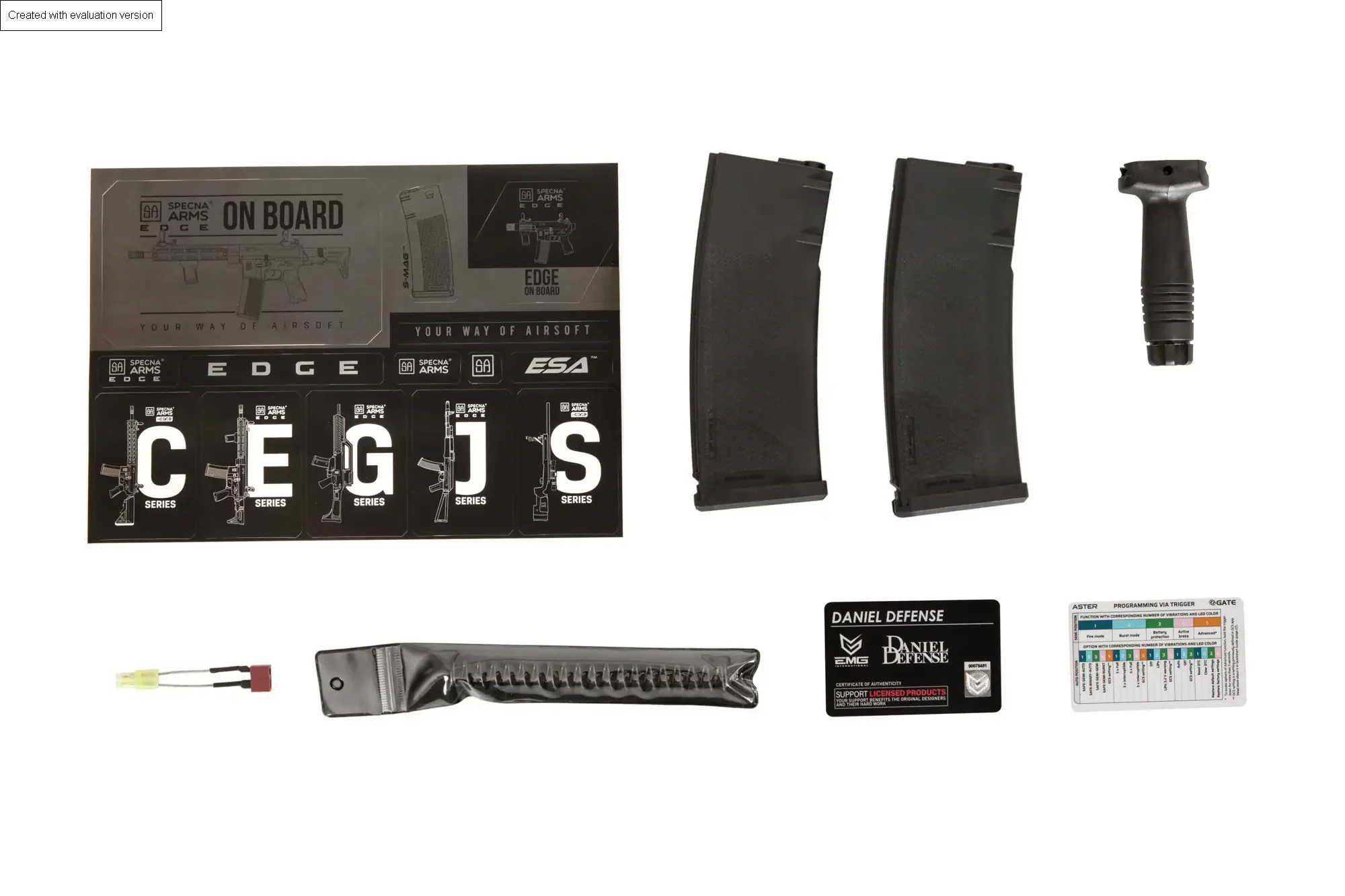 Daniel Defense MK18 SA-E26 EDGE 2.0 airsoft carbine – Black, image 20 of 36