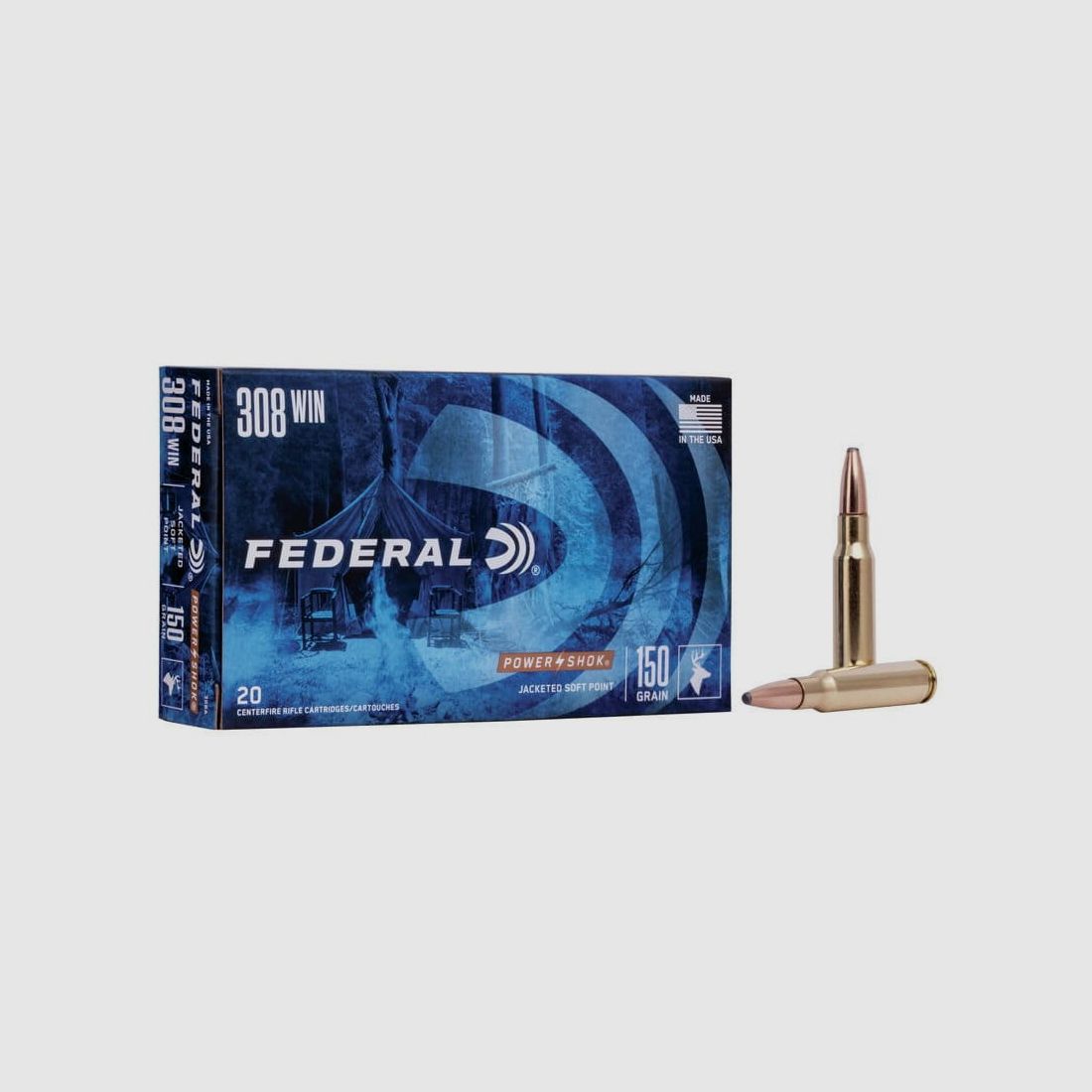 Federal Power Shok .308 Win. 150 gr. - 20 Stk.