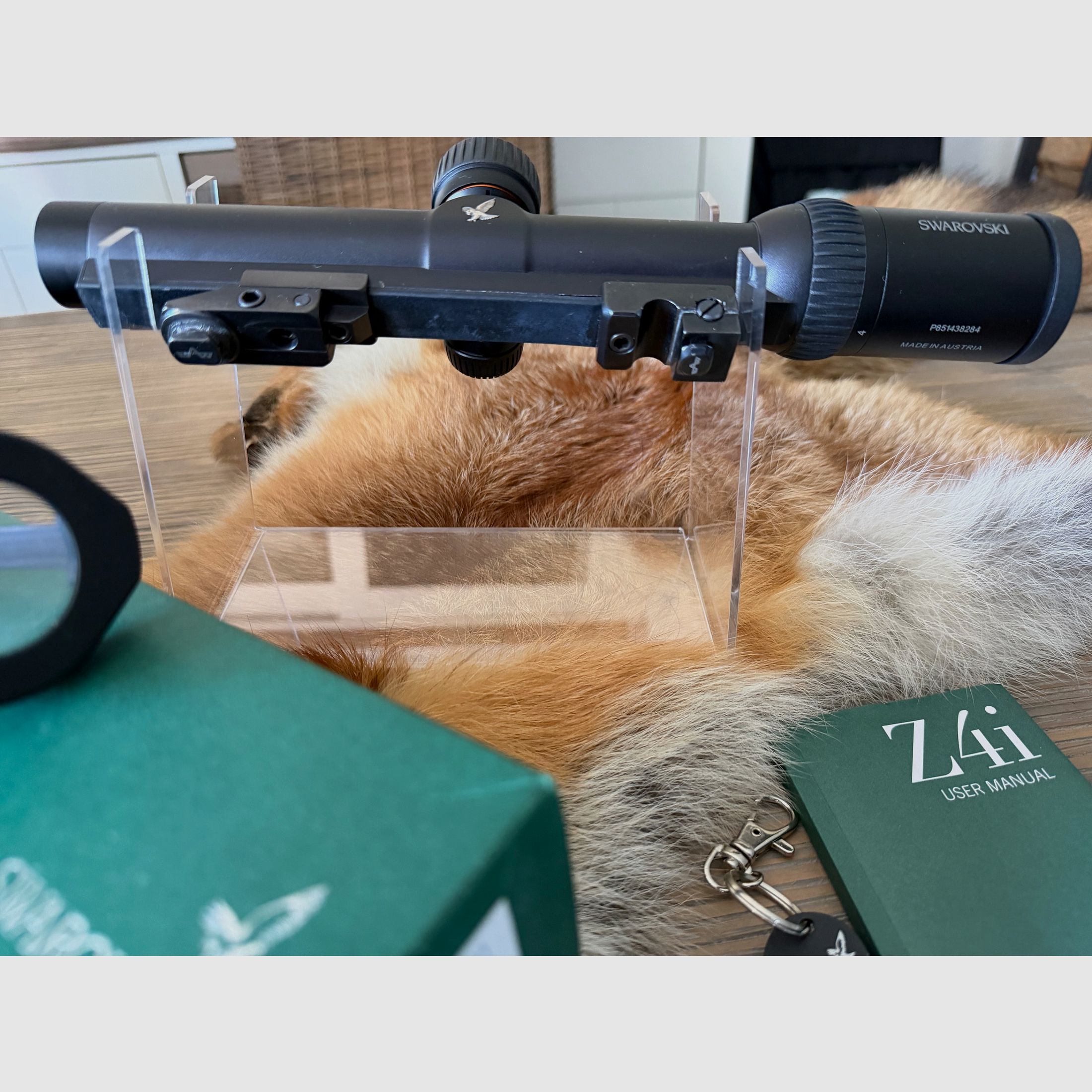 Swarovski Z4i 1.25-4x24 z szyną i montażem obrotowym EAW, zdjęcie 5 z 9