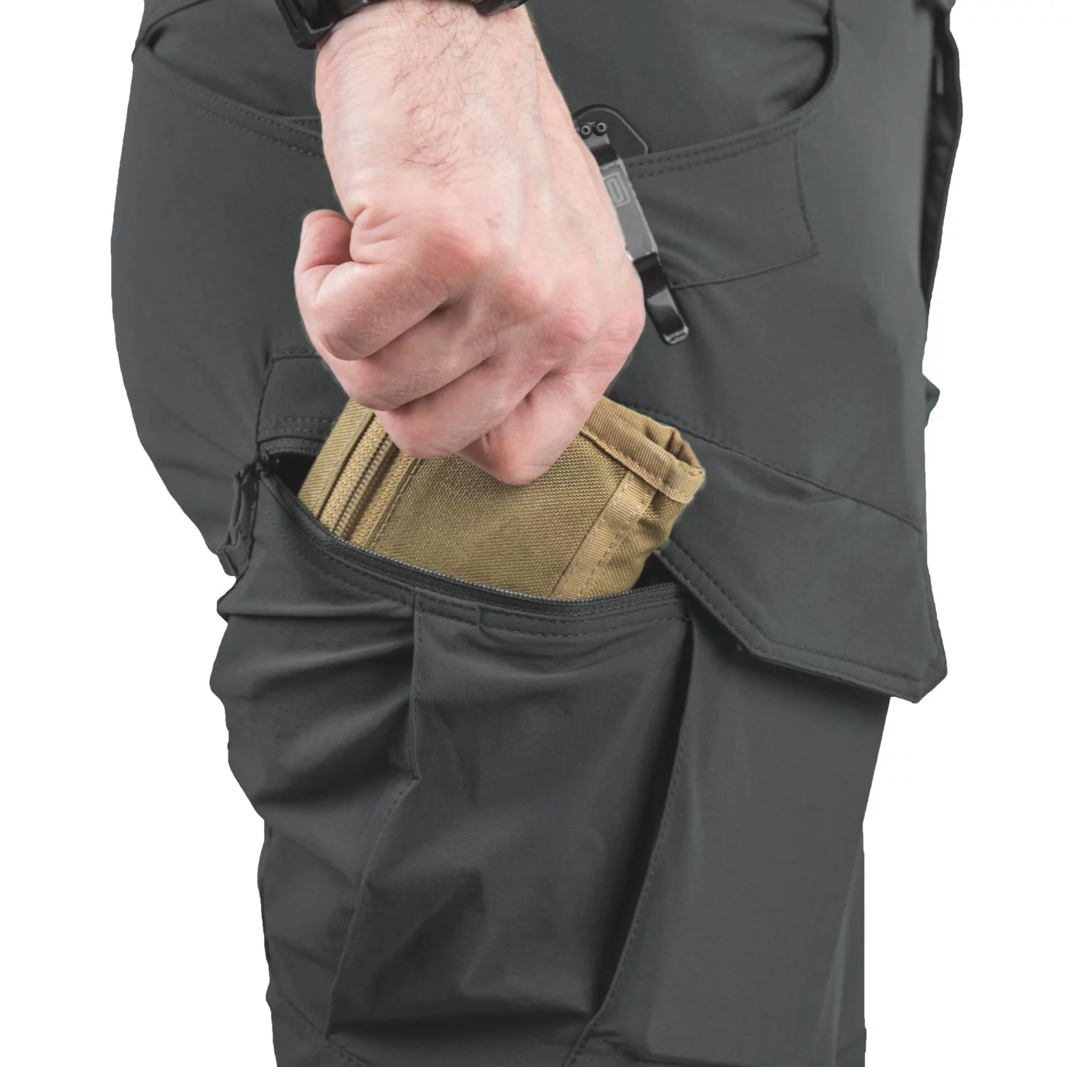 Helikon Outdoor Tactical Shorts 11" – VersaStretch Lite – Mud Brown – XL/Regular, afbeelding 8 van 12