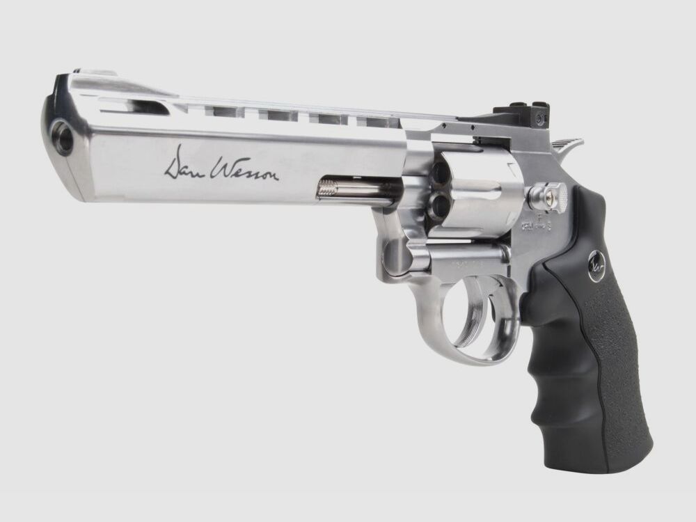 Dan Wesson 6" .177 Silber 4,5mm Druckluft Co2