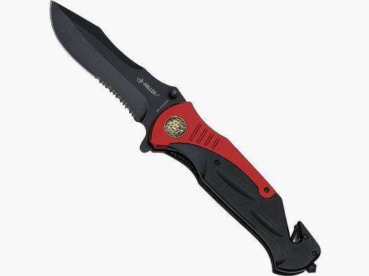 Cuchillo de rescate con cortador de cinturón y rompevidrios