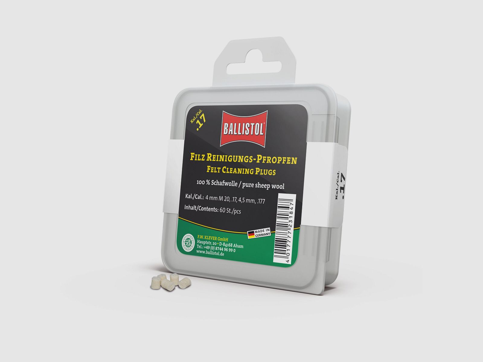Ballistol Panni per Pulizia Aria Compressa 4,5 mm, immagine 1 di 3