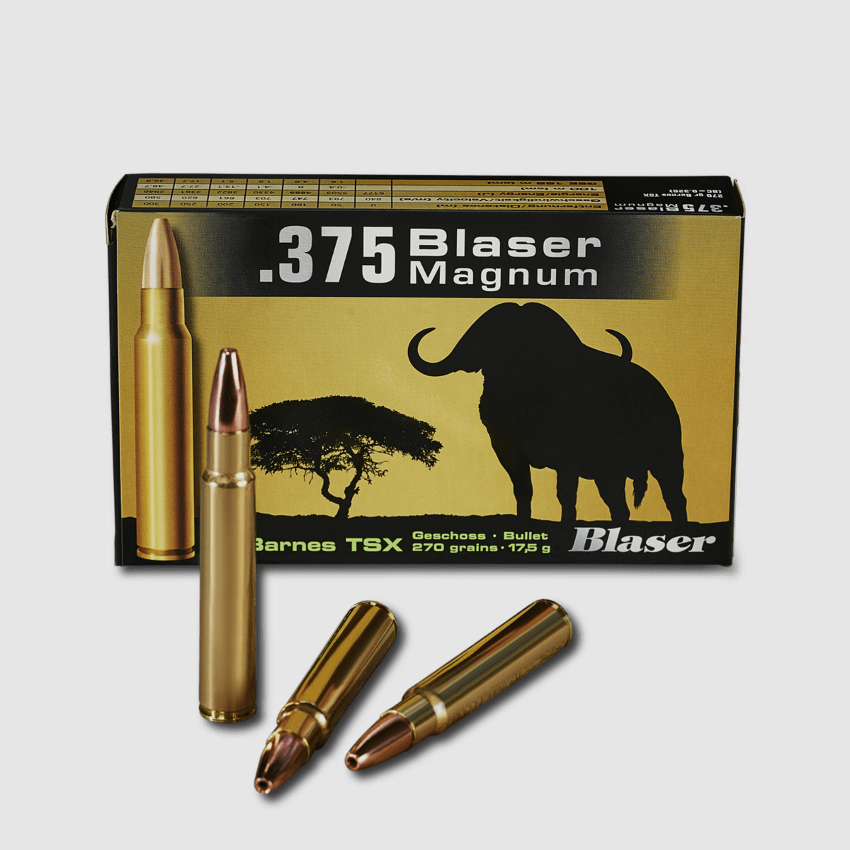 Blaser .375 Blaser Magnum TSX 270 grs. - 20 pcs