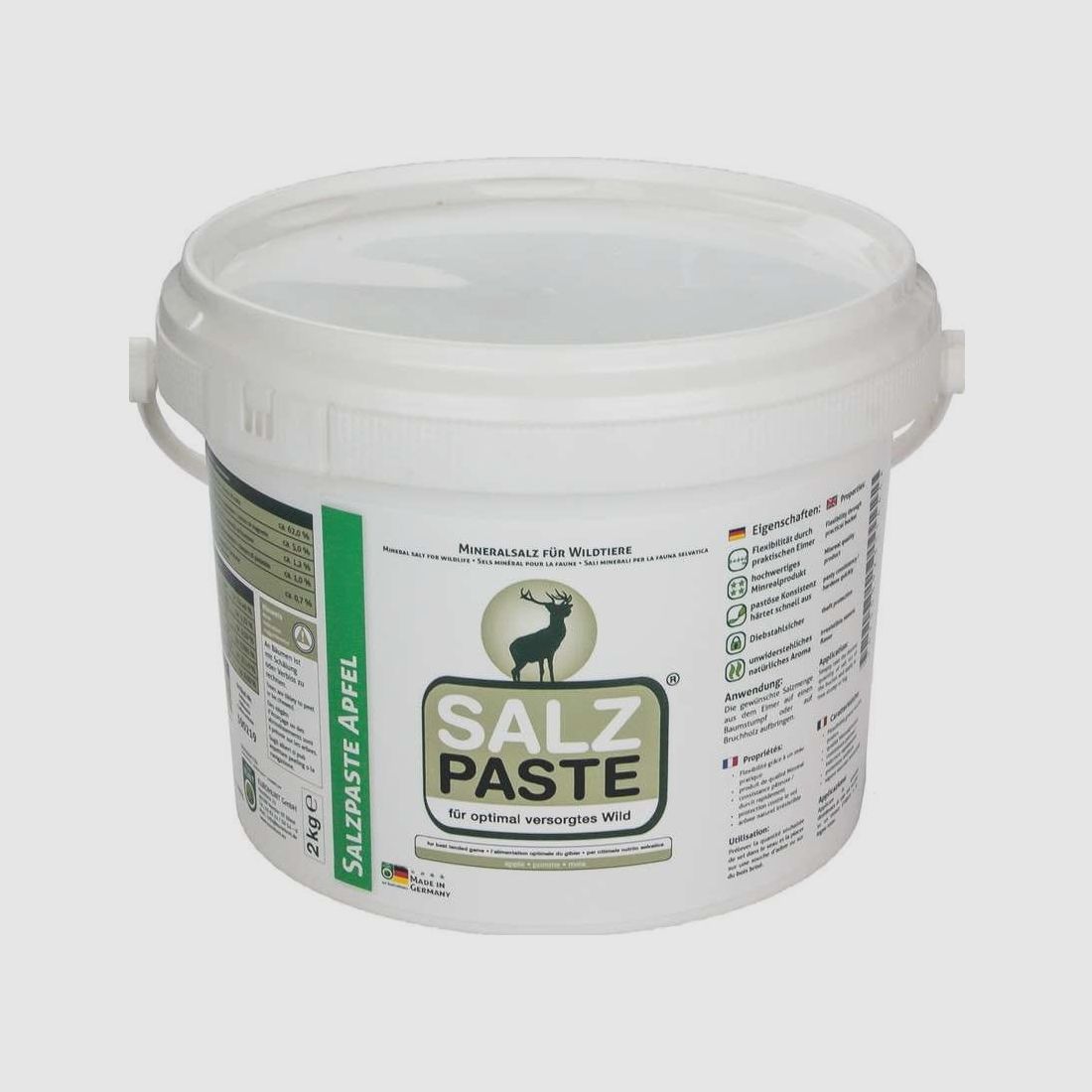 Pasta de sal Eurohunt 2 kg, manzana