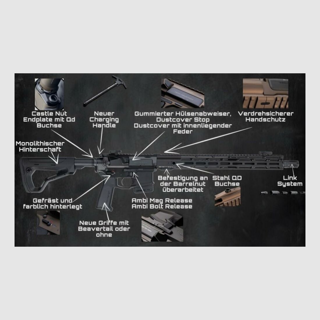 Hera Arms SRB 16 16,75'' Midnight Bronze