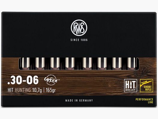 RWS HIT Rifle Corto 165 grs - 20Pzs