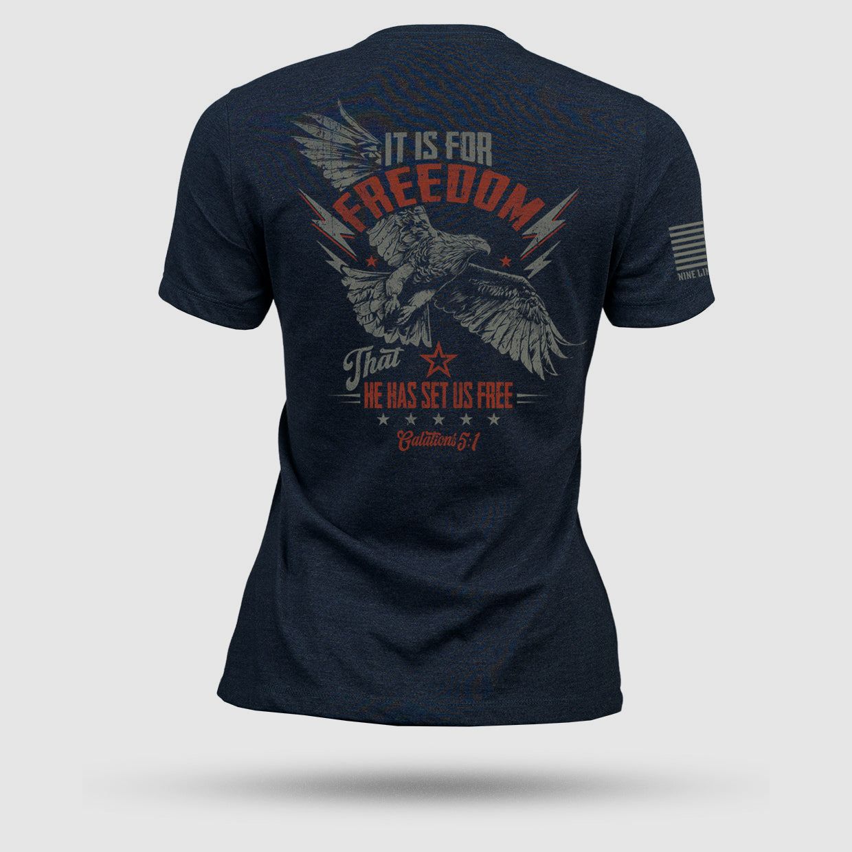 Women's T-Shirt HE HAS SET US FREE, image 1 of 5
