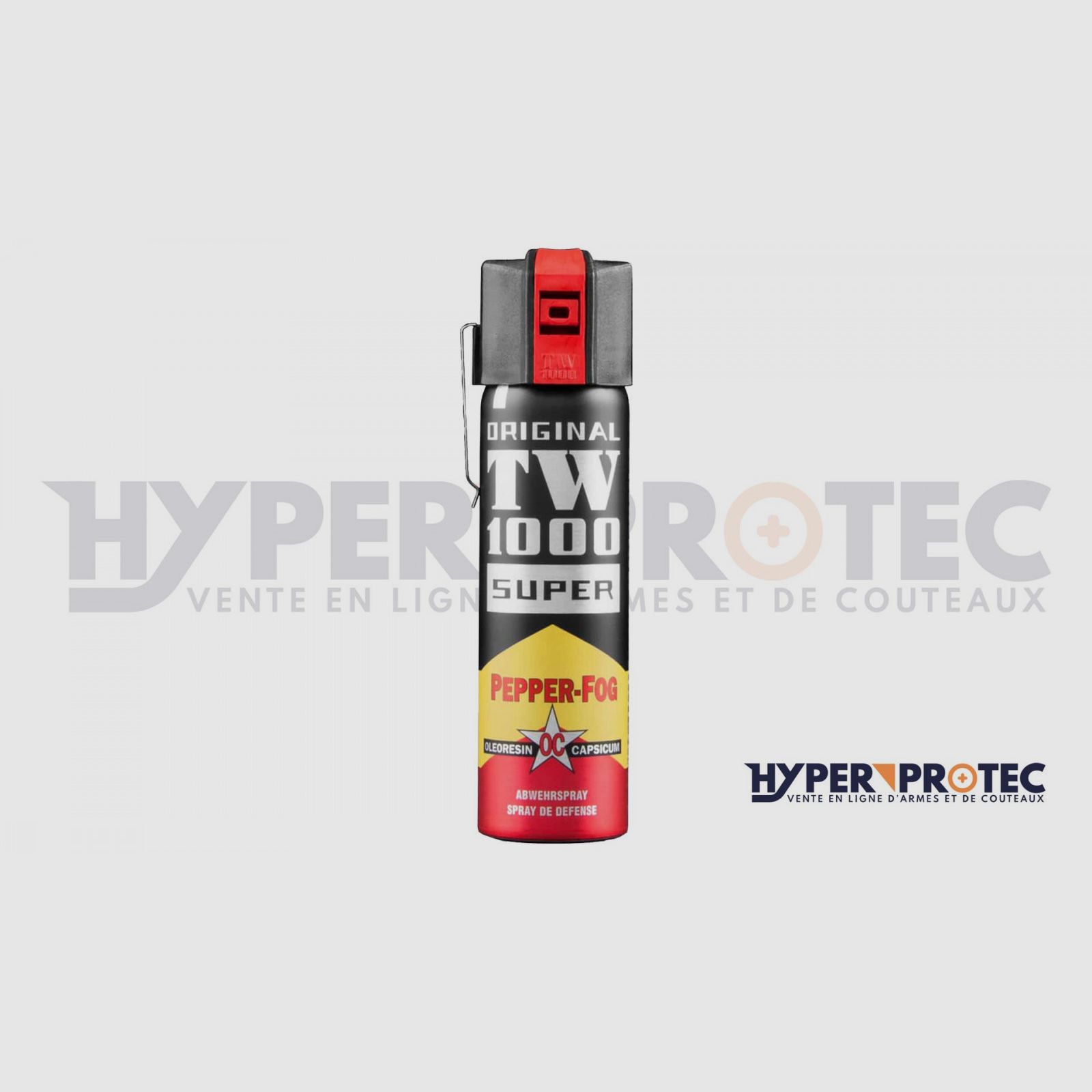 Bombe Lacrymogène TW1000 Super Pepper Fog - 75 ml, image 2 sur 2