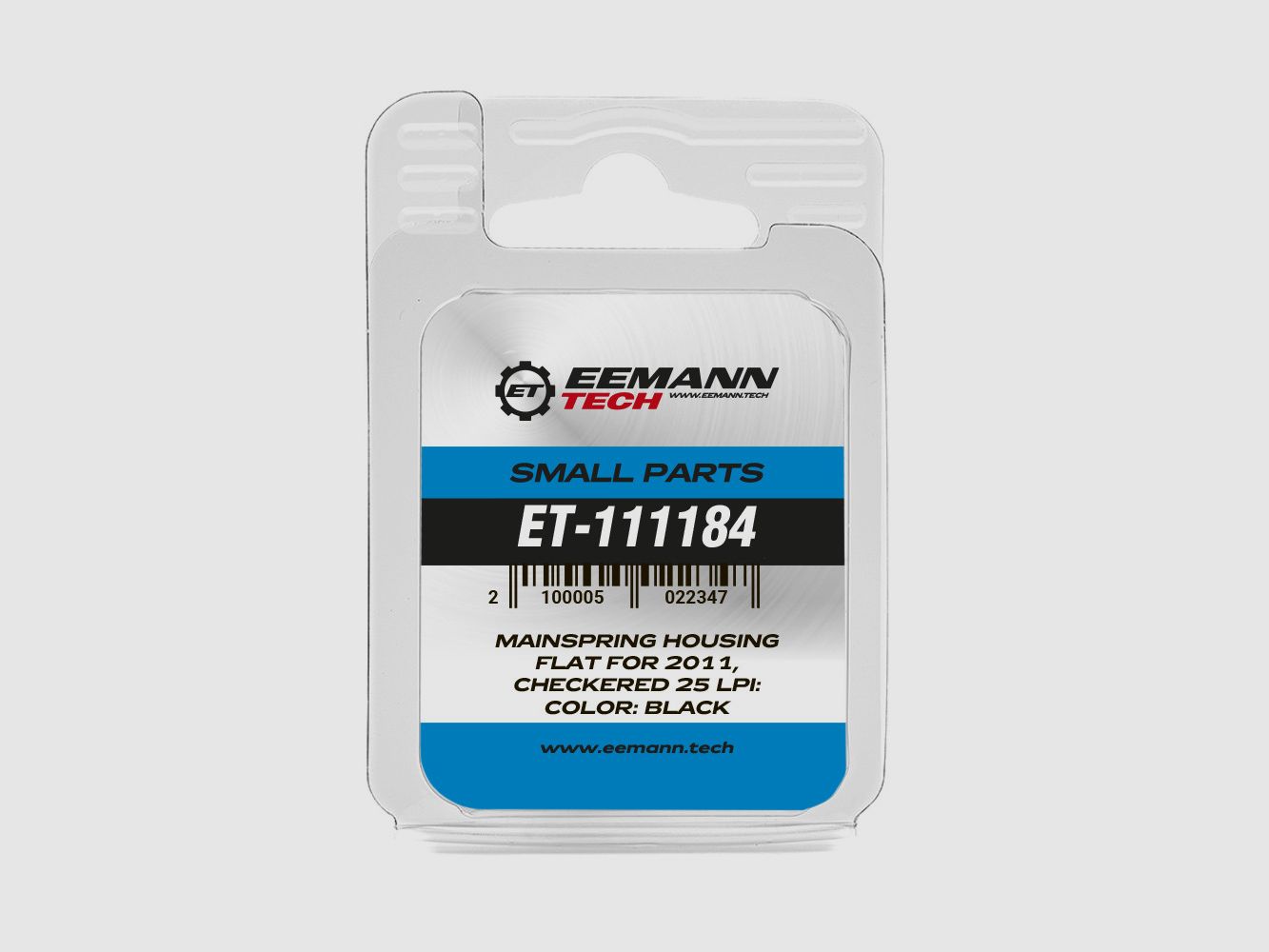 Eemann Tech Płaska obudowa sprężyny głównej do 2011, 25 lpi, kolor: czarny, zdjęcie 3 z 3