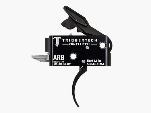 TriggerTech AR9 Single-Stage Black Competitive Pro Curved