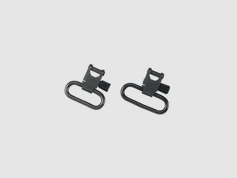 UNCLE MIKE'S Riemenbügel abnehmbar 'QD' -3,5mm Bohrung 2 Stk  für Riemen bis 2,5cm
