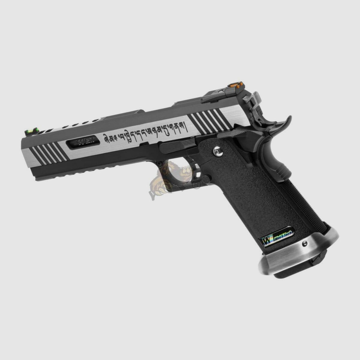 WE Hi-Capa 6 Force A Silver Barrel Full Metal GBB -F-