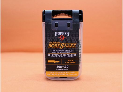 Hoppe Hoppe's BoreSnake Nettoyeur de canon pour fusil .308/ .30-06/ 7,62mm système de nettoyage pour carabines (24015G)