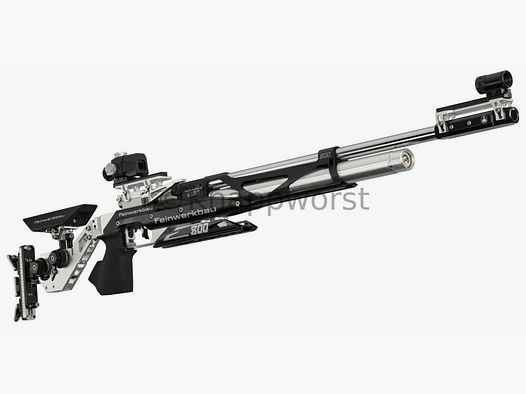 Feinwerkbau Feinwerkbau 800X Alu Silb/Schw Schaftkappe X-line