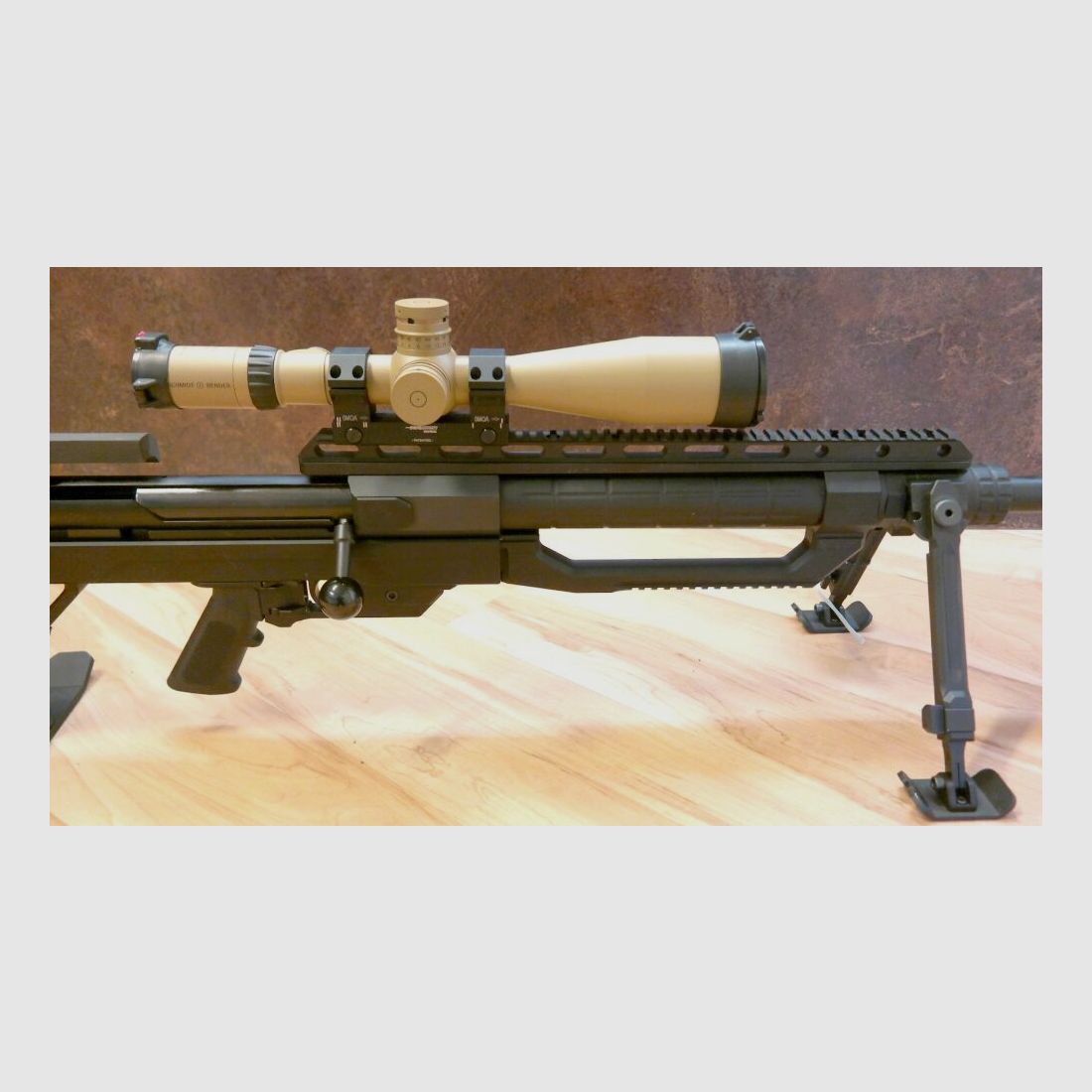 Büchse Fortmeier M2002 Kal. .338 Lapua Magnum mit S&B 5-25x56 PM II Pfandversteigerung 17.7.25