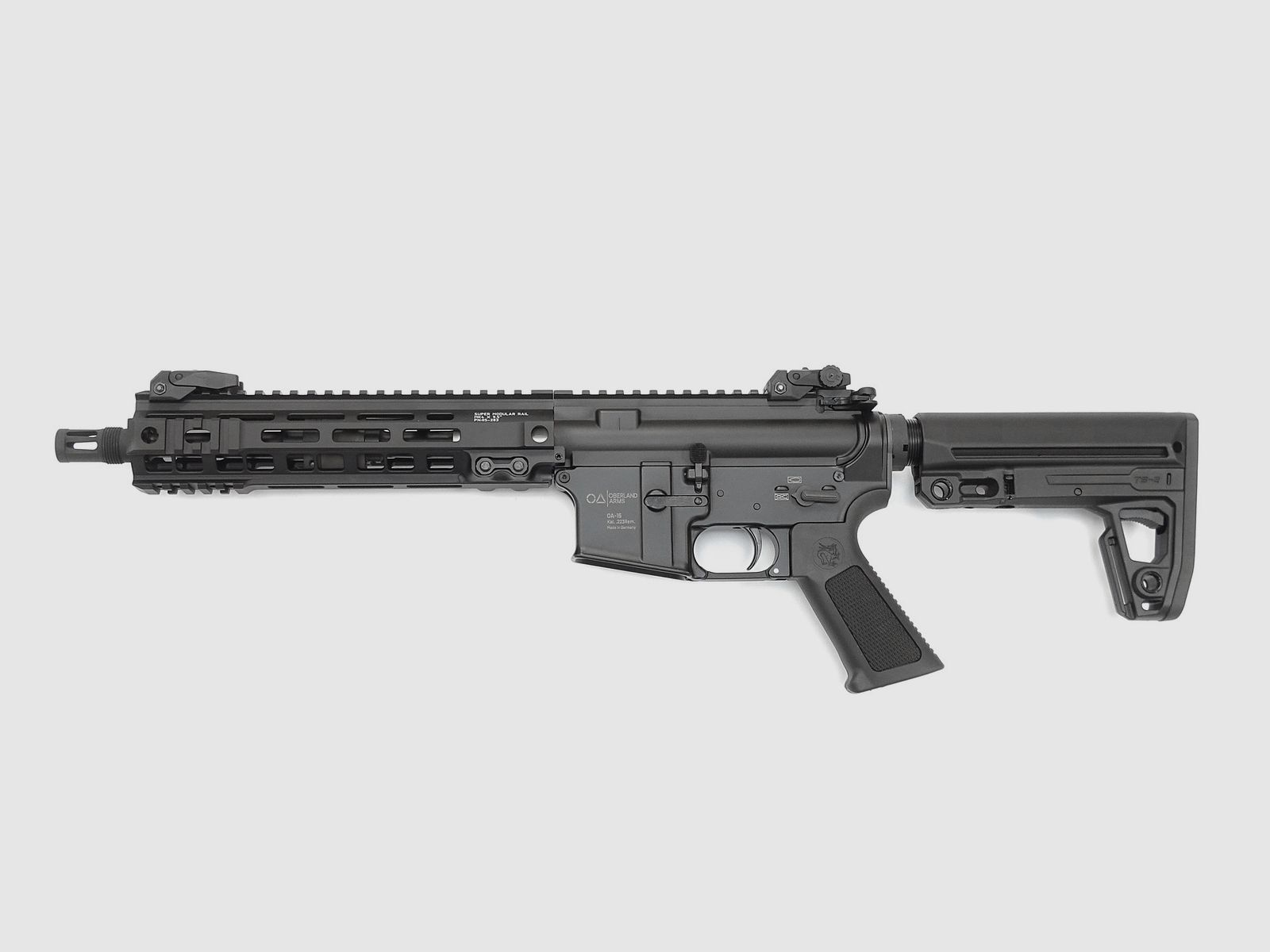 OA-15 SL10, Lauf 10″, OA MDR M-LOK Handguard 9,5″, OA M4-Leichtschaft, MFD, BUIS