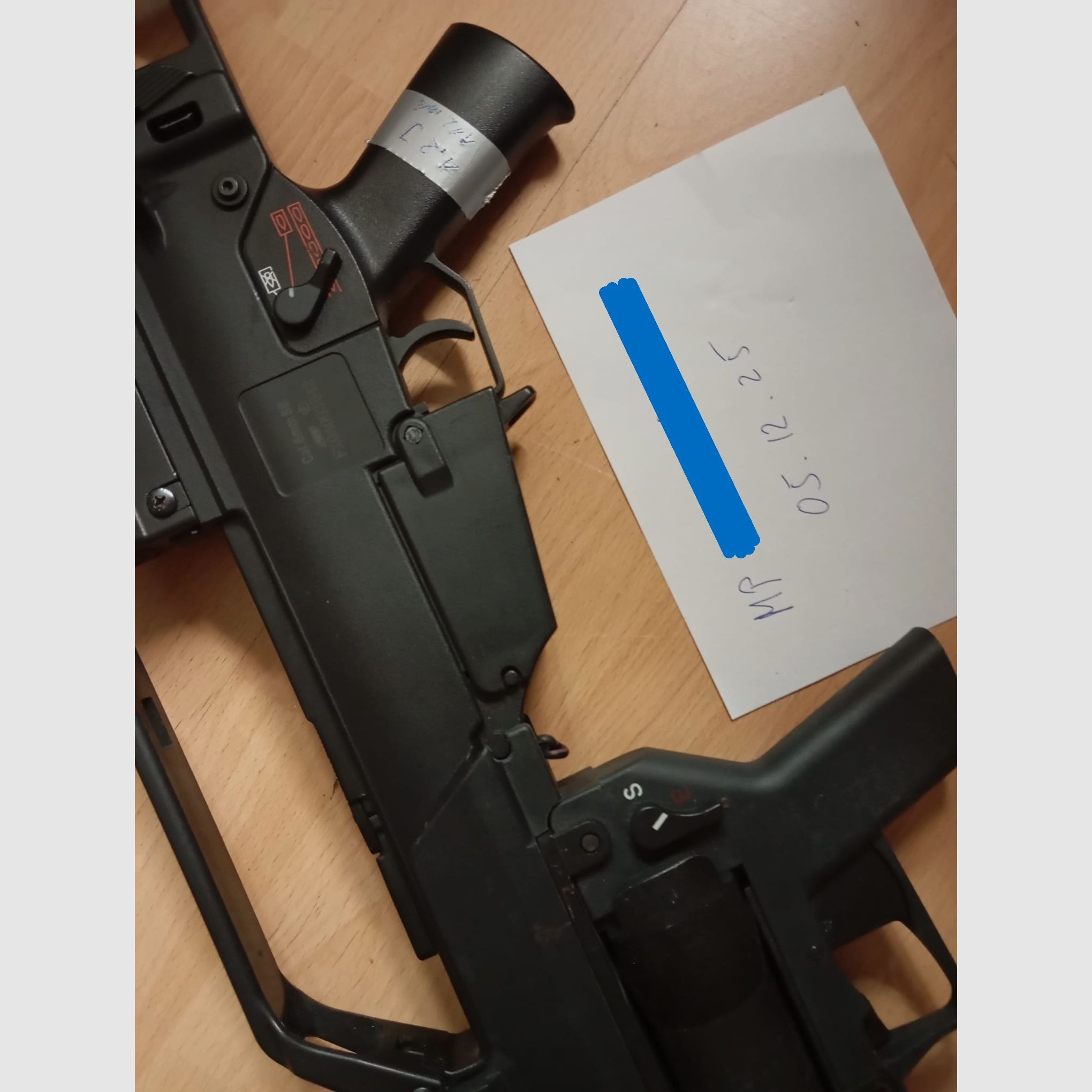 G36 mit Granatwerfer und G36 Visier