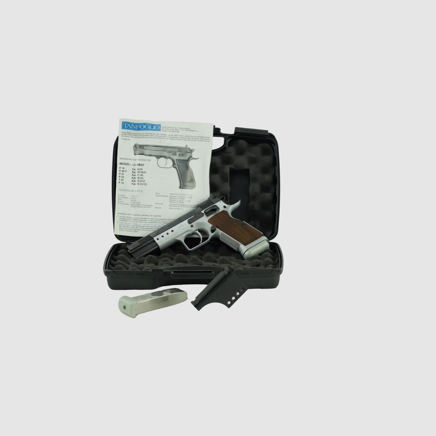 Tanfoglio P19 Limited Dual Tone 9mm Luger #usado & en muy buen estado