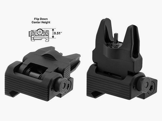 Visière avant rabattable UTG ACCU-SYNC AR-15