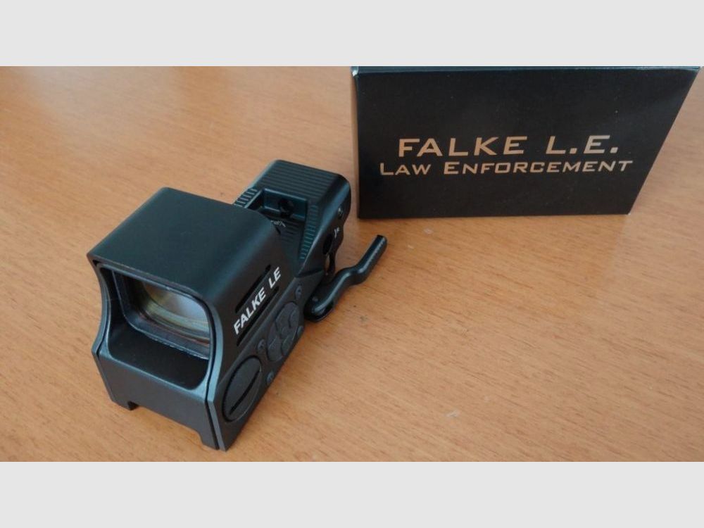 Falke 2 LE Visor de punto rojo resistente a disparos, apto para visión nocturna