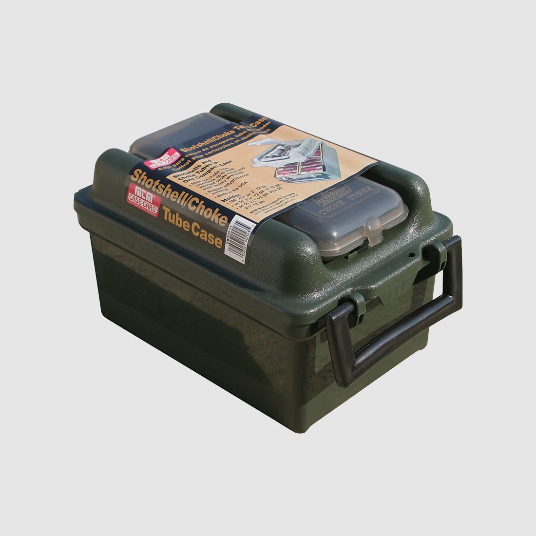 MTM Shotgun Shell Box SW100-11 forest green for 100 shotgun shells .12