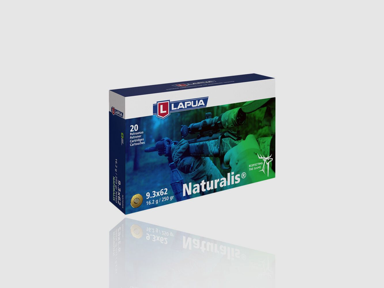 Lapua Naturalis 250gr. 20pcs 9.3x62